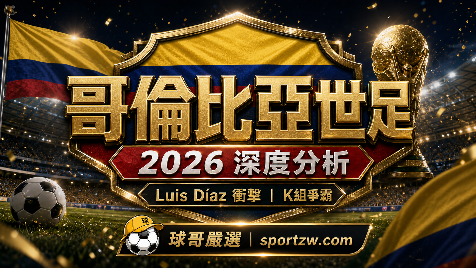 哥倫比亞世界盃2026深度分析精選圖,Luis Diaz衝擊與K組爭霸主題