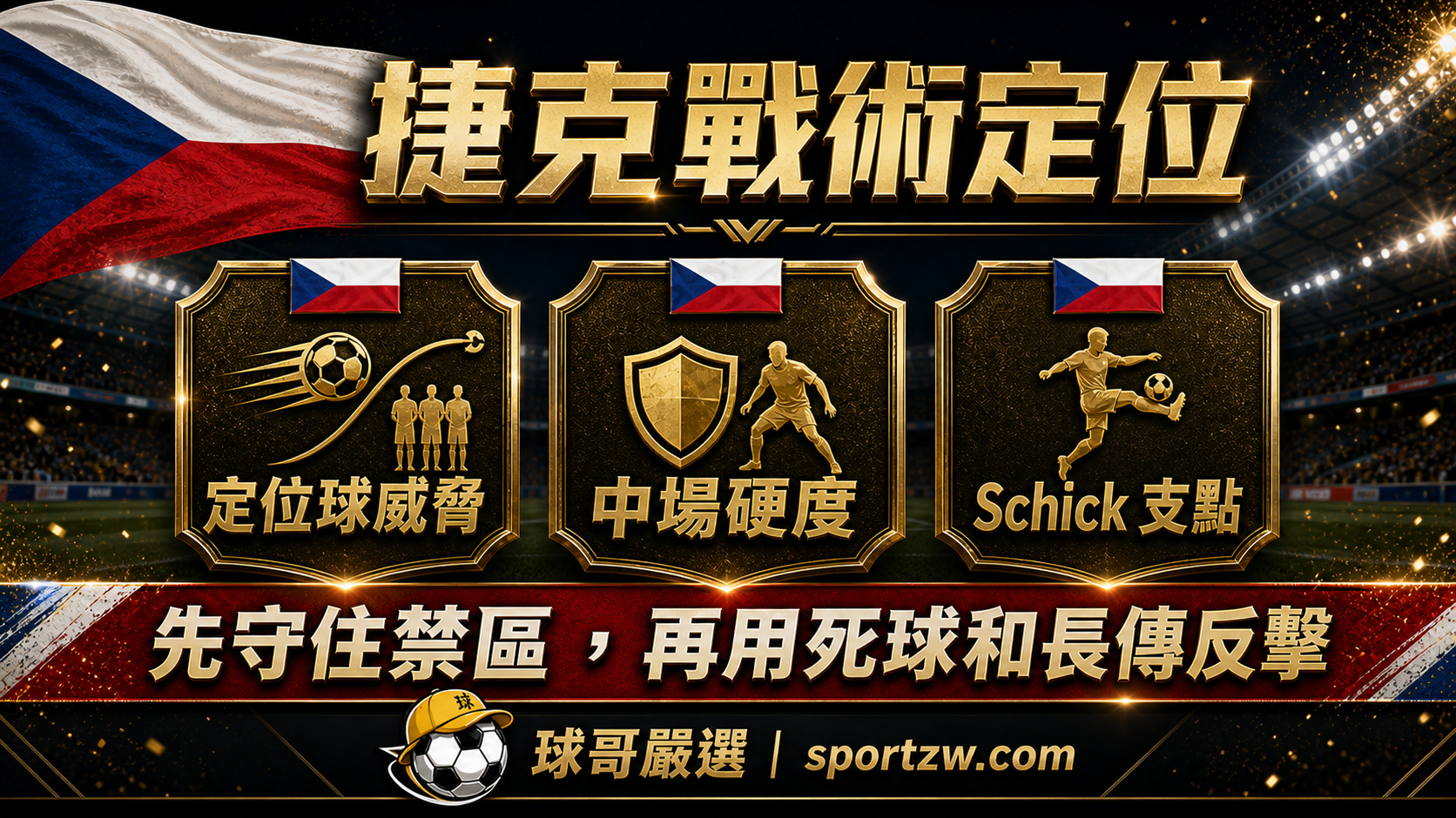 捷克世界盃2026戰術定位圖,定位球威脅、中場硬度與Schick支點