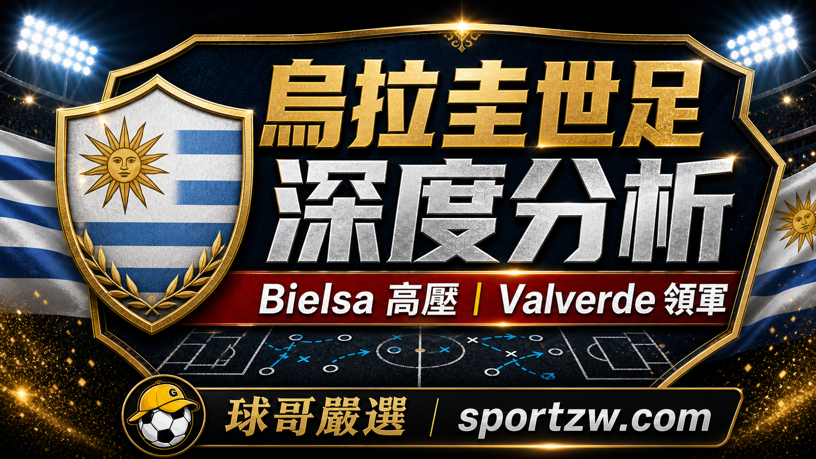 烏拉圭世界盃2026深度分析精選圖，Bielsa 高壓與 Valverde 領軍
