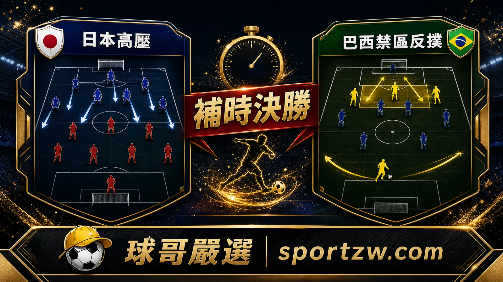 巴西 vs 日本賽後戰術覆盤,日本高壓、巴西禁區反撲、補時決勝