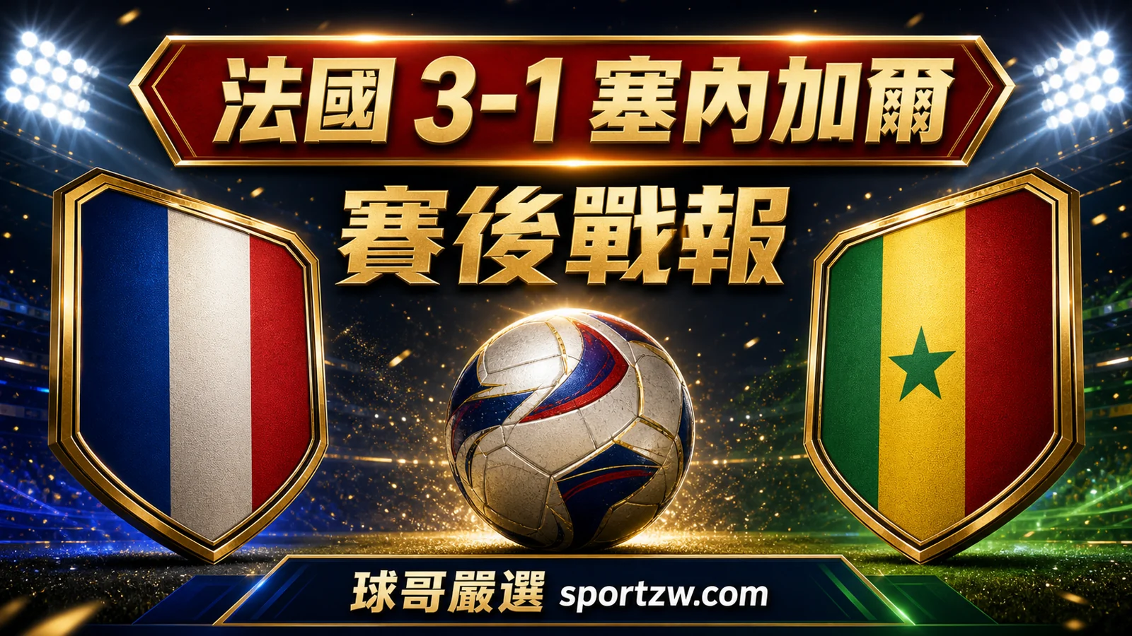 法國 3-1 塞內加爾賽後戰報,球哥嚴選 sportzw.com