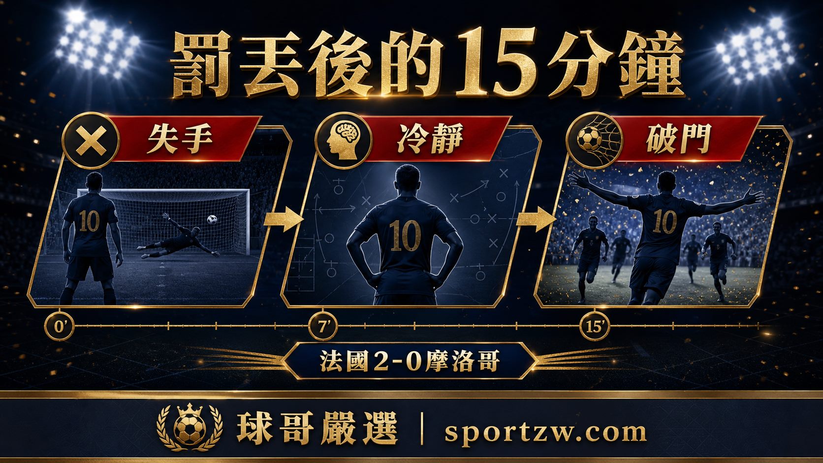 罰丟後的15分鐘 失手 冷靜 破門 法國2比0摩洛哥